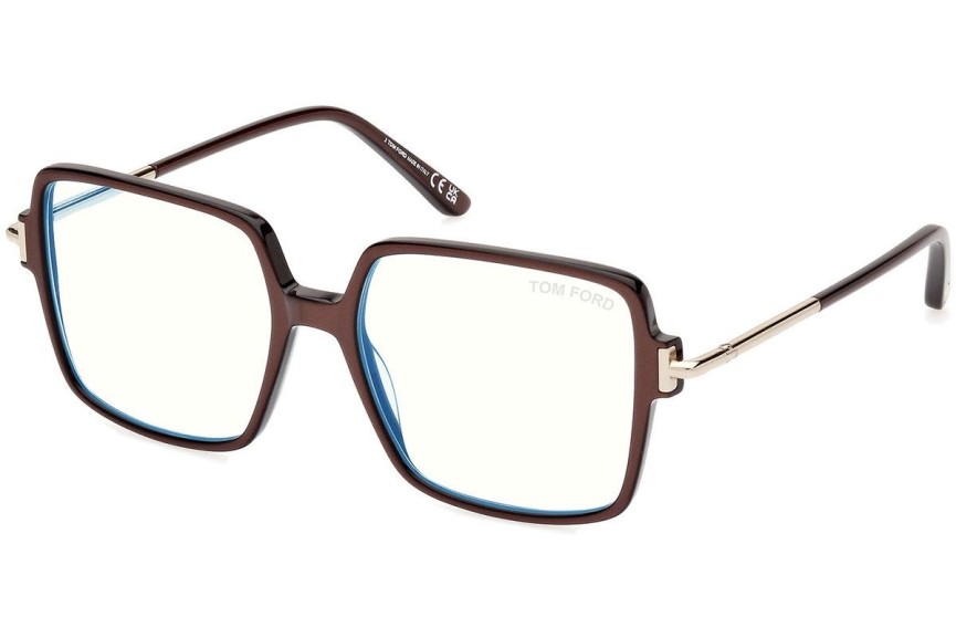 szemüvegeinket Tom Ford FT5915-B 045 Szogletes Barna