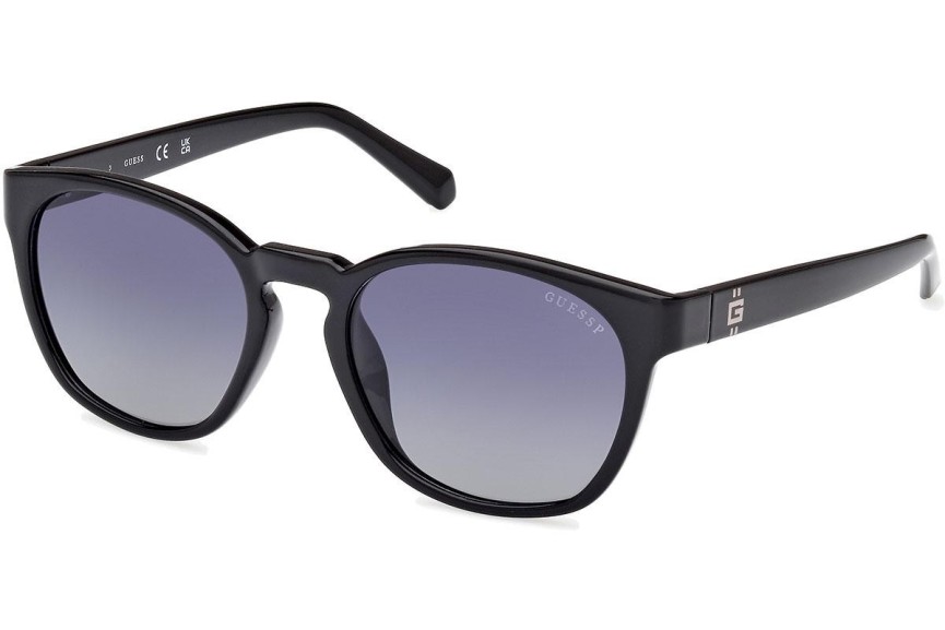 Napszemüvegek Guess GU00083-H 01D Polarized Kerek Fekete