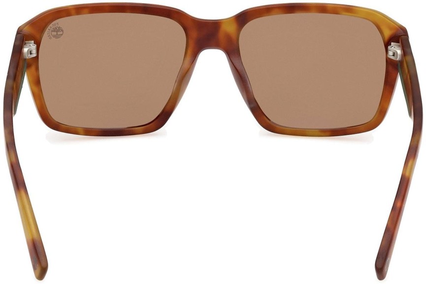 Napszemüvegek Timberland TB9343 53H Polarized Szogletes Havana