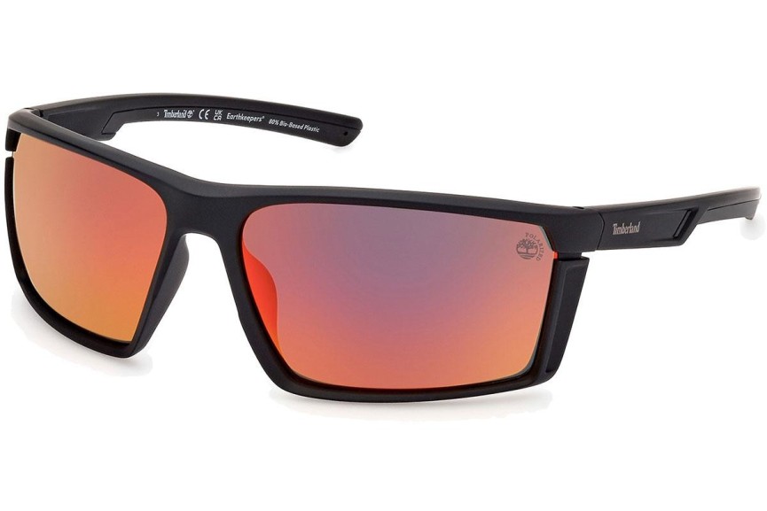 Napszemüvegek Timberland TB9333 02D Polarized Szogletes Fekete