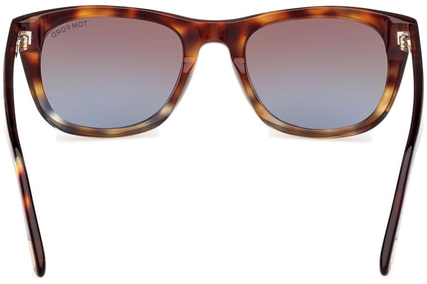 Napszemüvegek Tom Ford Kendel FT1076 56B Szogletes Havana