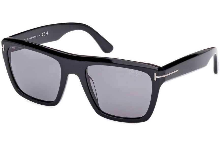 Napszemüvegek Tom Ford Alberto FT1077-N 01D Polarized Szogletes Fekete