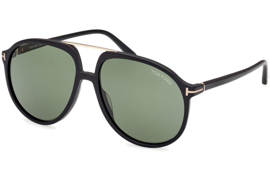 Napszemüvegek Tom Ford Archie FT1079 02N Pilota Fekete