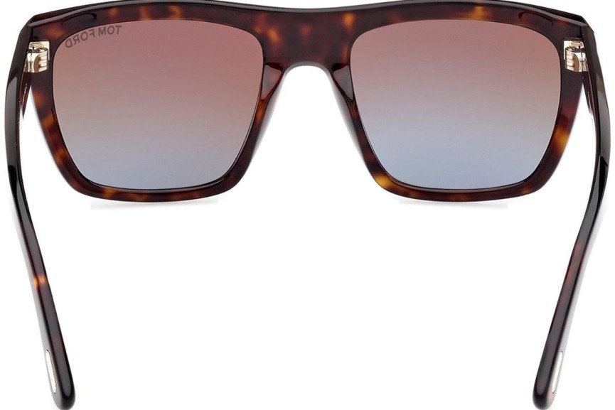 Napszemüvegek Tom Ford Alberto FT1077 52F Szogletes Havana