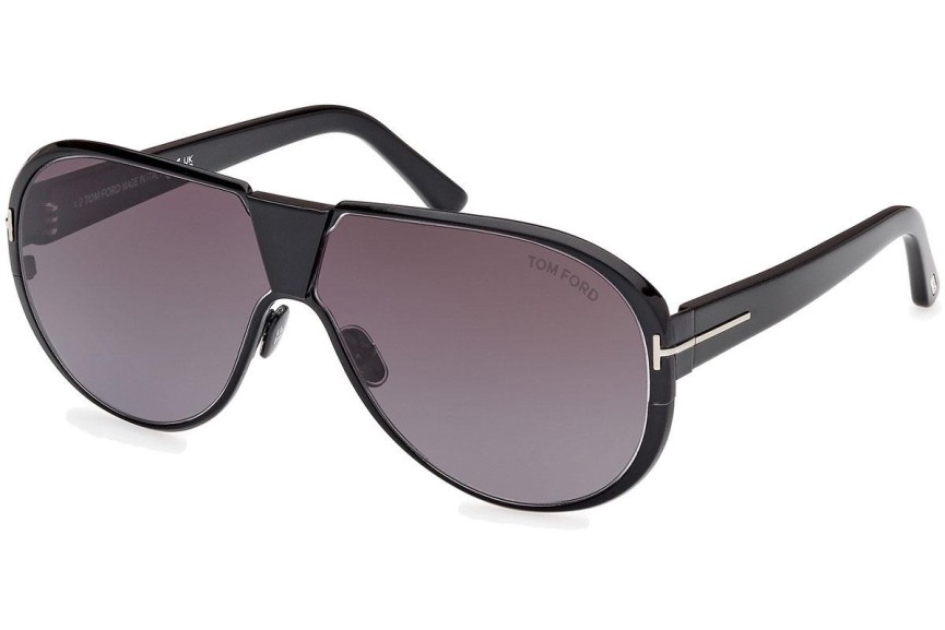 Napszemüvegek Tom Ford Vincenzo FT1072 01B Pilota Fekete