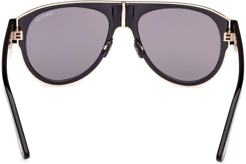 Napszemüvegek Tom Ford Lyle-02 FT1074 01C Pilota Fekete