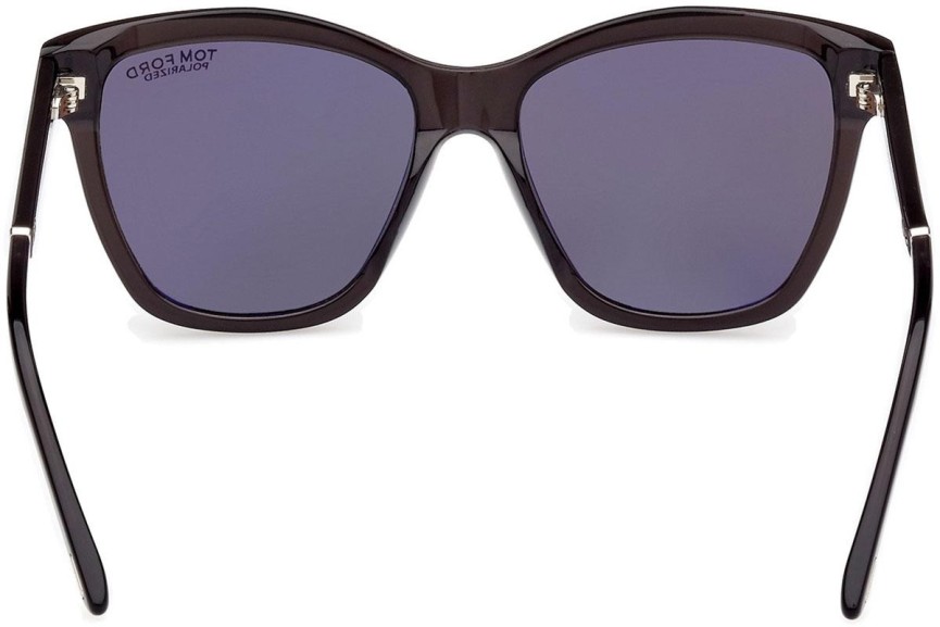 Napszemüvegek Tom Ford Lucia FT1087 05D Polarized Szogletes Fekete