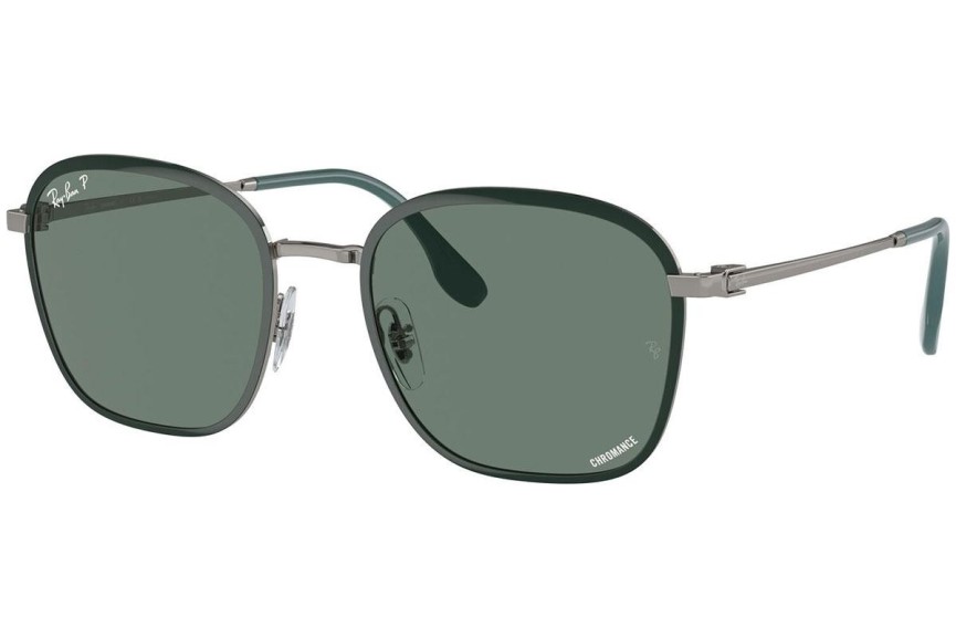 Napszemüvegek Ray-Ban RB3720 9264O9 Polarized Szogletes Zöld