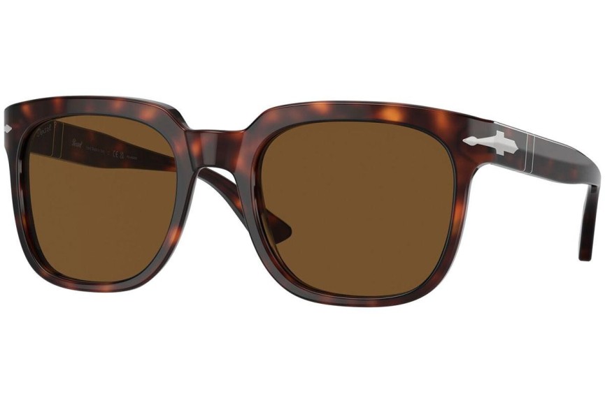 Napszemüvegek Persol PO3323S 24/57 Polarized Szogletes Havana