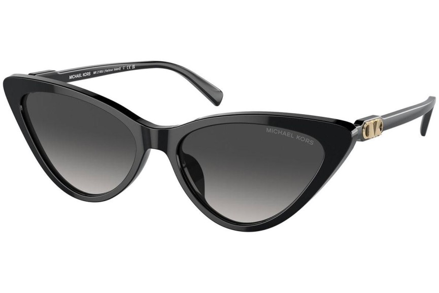 Napszemüvegek Michael Kors Harbour Island MK2195U 30058G Cat Eye Fekete