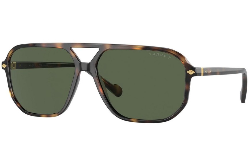 Napszemüvegek Vogue Eyewear VO5531S 27189A Polarized Pilota Havana