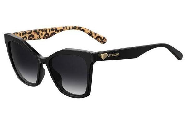 Napszemüvegek Love Moschino MOL002/S 807/9O Cat Eye Fekete