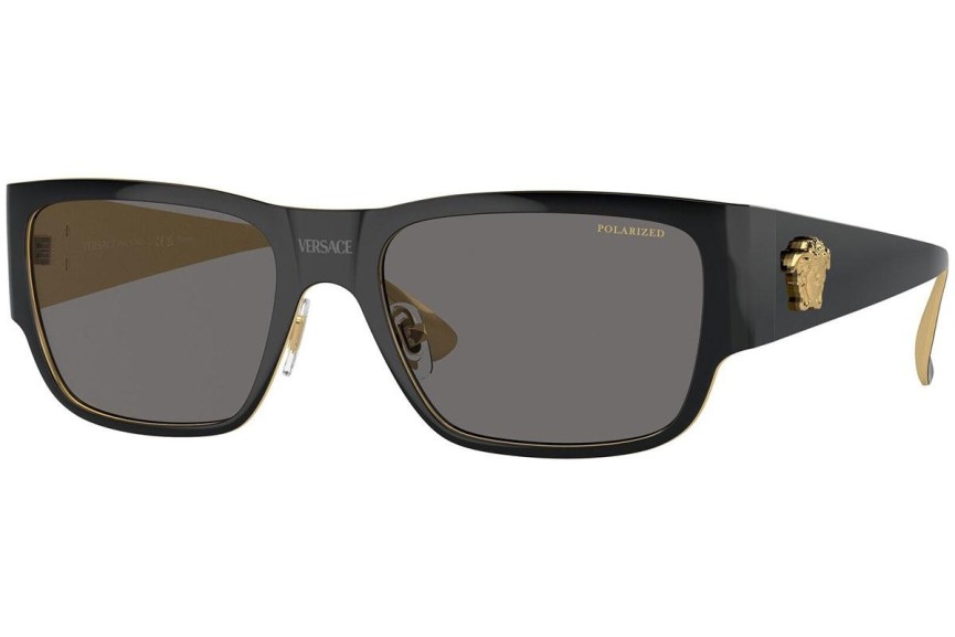 Napszemüvegek Versace VE2262 143381 Polarized Szogletes Fekete