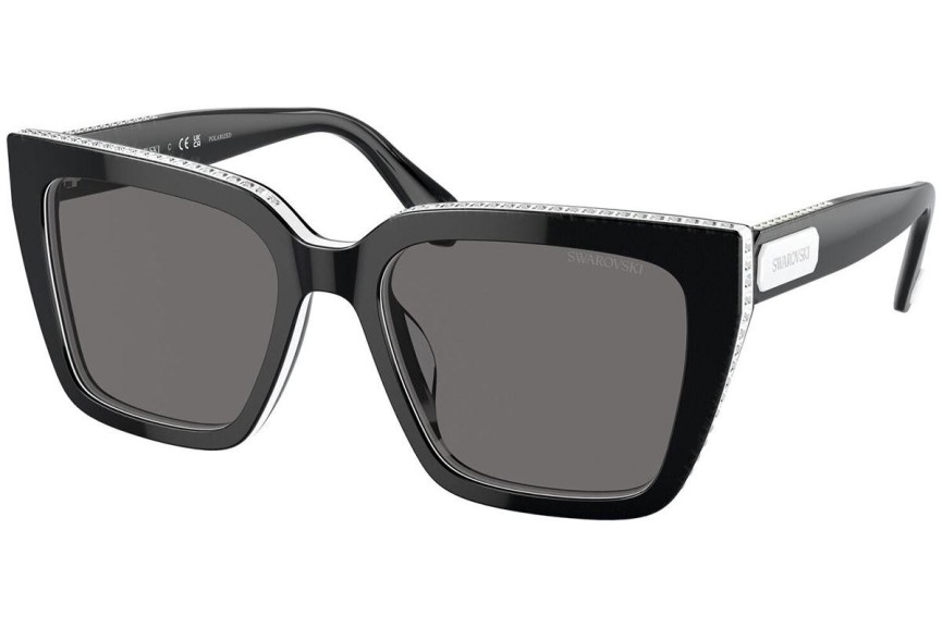 Napszemüvegek Swarovski SK6013 101581 Polarized Szogletes Fekete