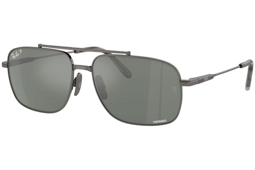 Napszemüvegek Ray-Ban Michael Titanium RB8096 165/GK Polarized Pillow Szürke