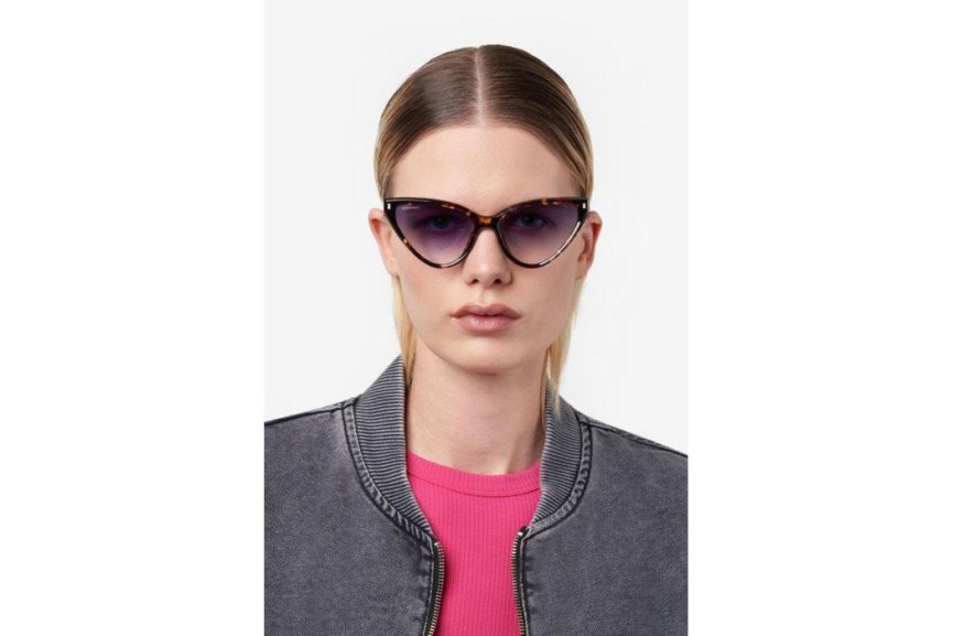 Napszemüvegek Dsquared2 D20134/S 086/08 Cat Eye Havana