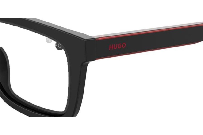 Napszemüvegek HUGO HG1297/S OIT/IR Flat Top Fekete