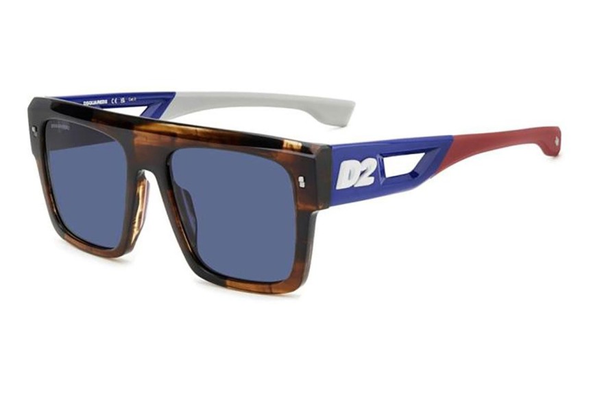 Napszemüvegek Dsquared2 D20127/S EX4/KU Flat Top Barna