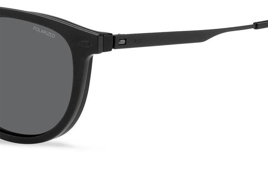 szemüvegeinket BOSS BOSS1640/CS SUB/M9 Polarized Szogletes Fekete