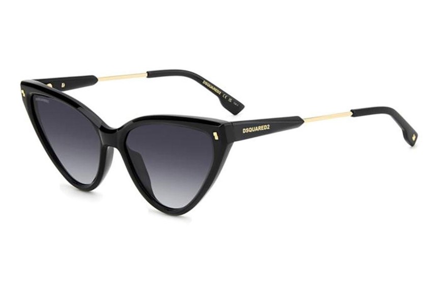 Napszemüvegek Dsquared2 D20134/S 807/9O Cat Eye Fekete