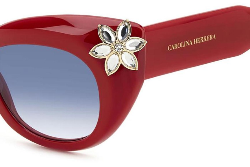 Napszemüvegek Carolina Herrera HER0215/S C9A/08 Cat Eye Vörös