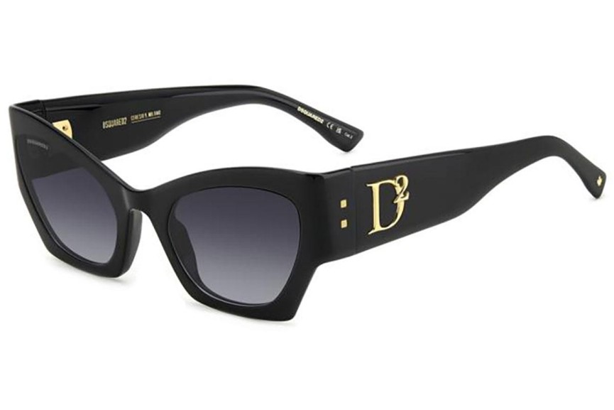 Napszemüvegek Dsquared2 D20132/S 807/9O Cat Eye Fekete