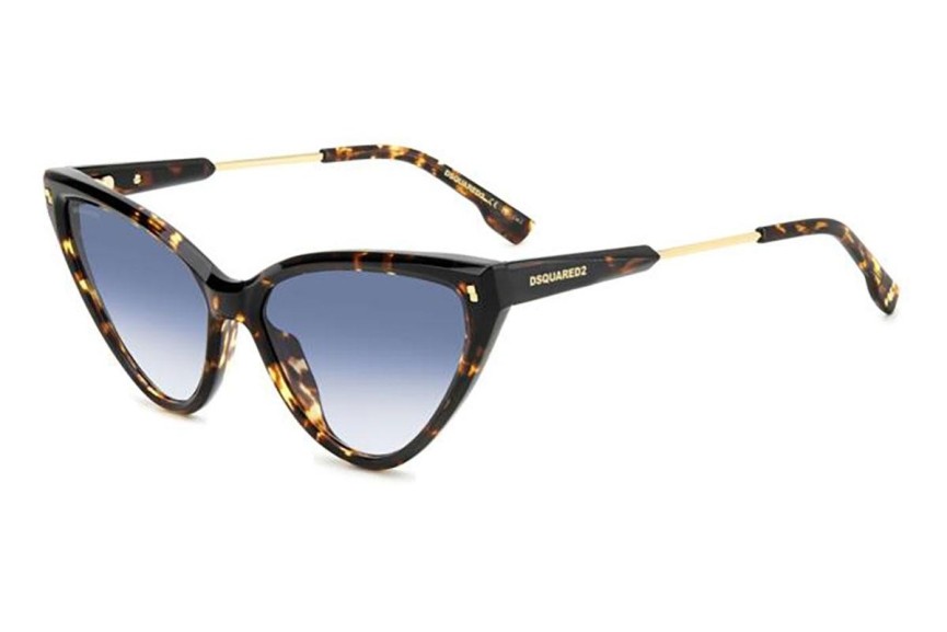 Napszemüvegek Dsquared2 D20134/S 086/08 Cat Eye Havana