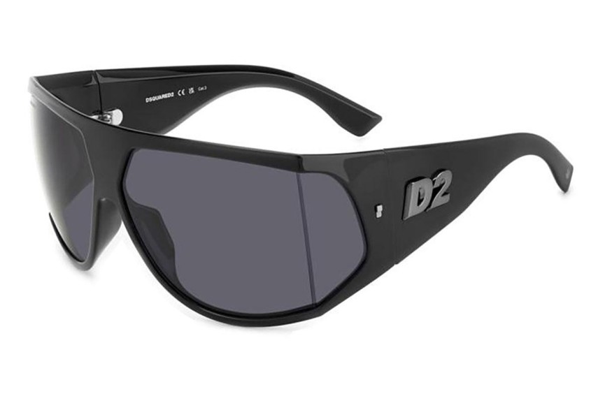 Napszemüvegek Dsquared2 D20124/S ANS/IR Flat Top Fekete