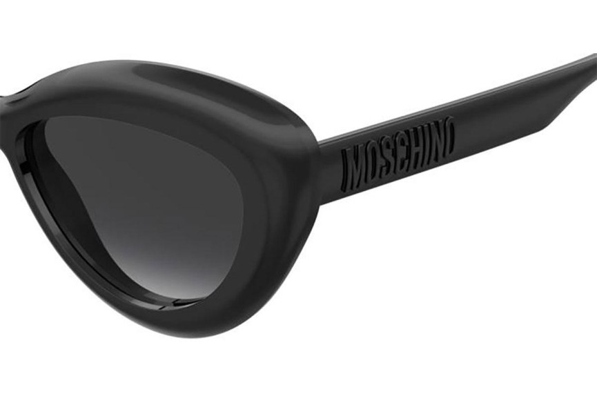 Napszemüvegek Moschino MOS163/S 807/9O Cat Eye Fekete