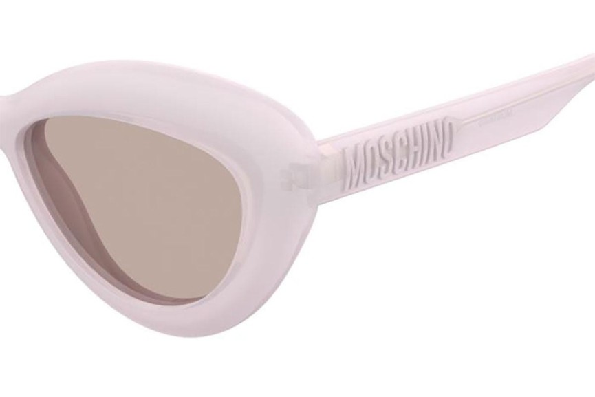 Napszemüvegek Moschino MOS163/S 35J/U1 Cat Eye Rózsaszín