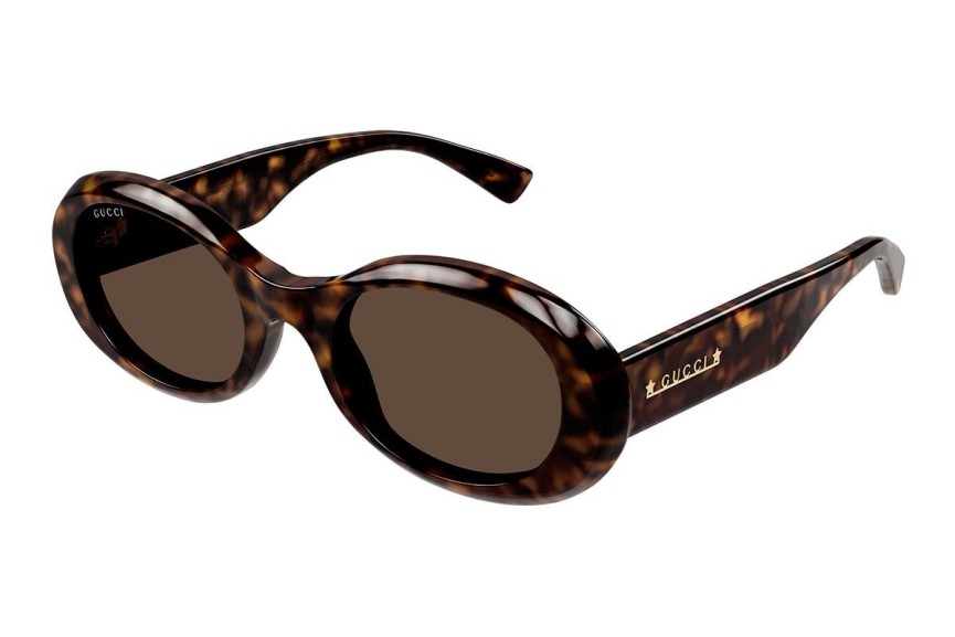 Napszemüvegek Gucci GG1587S 002 Kerek Havana