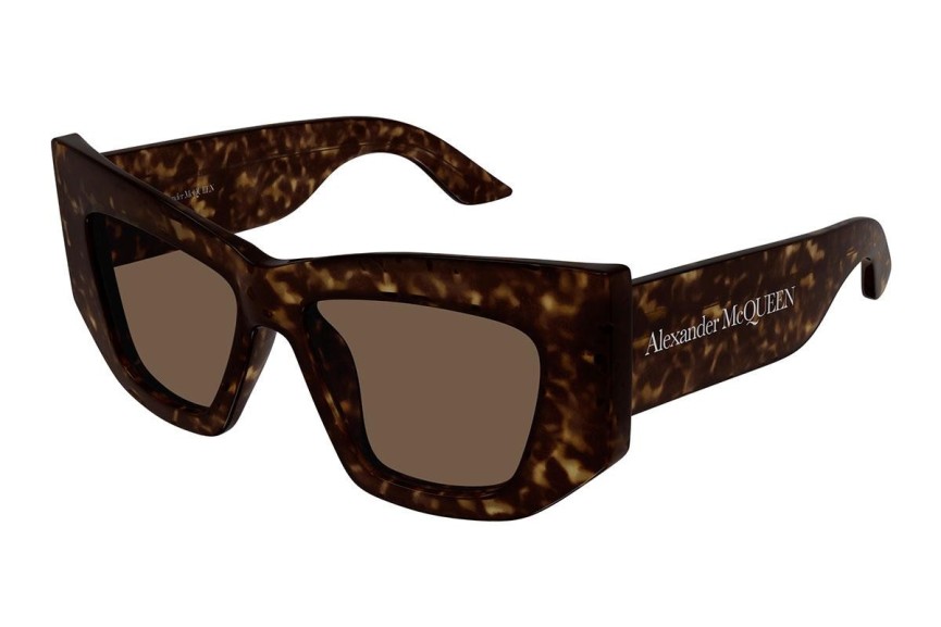 Napszemüvegek Alexander McQueen AM0448S 002 Cat Eye Havana