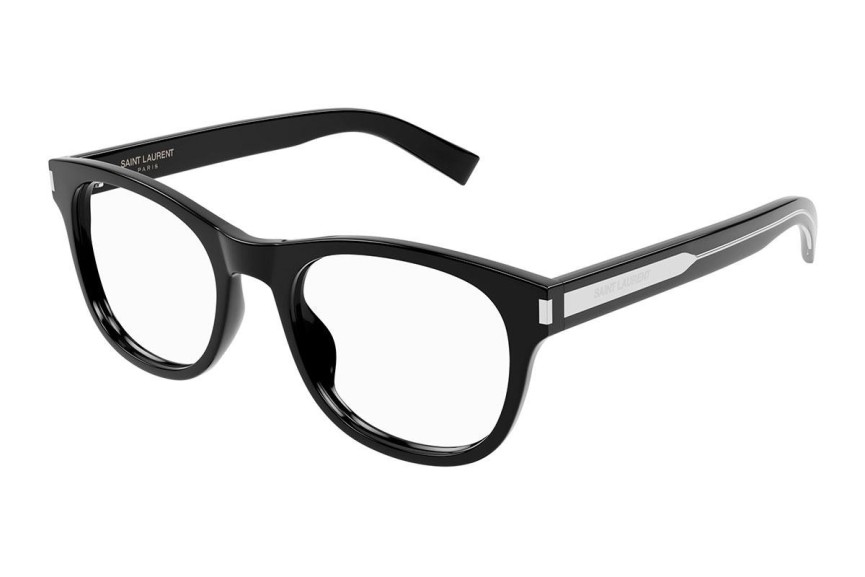 szemüvegeinket Saint Laurent SL663 004 Szogletes Fekete