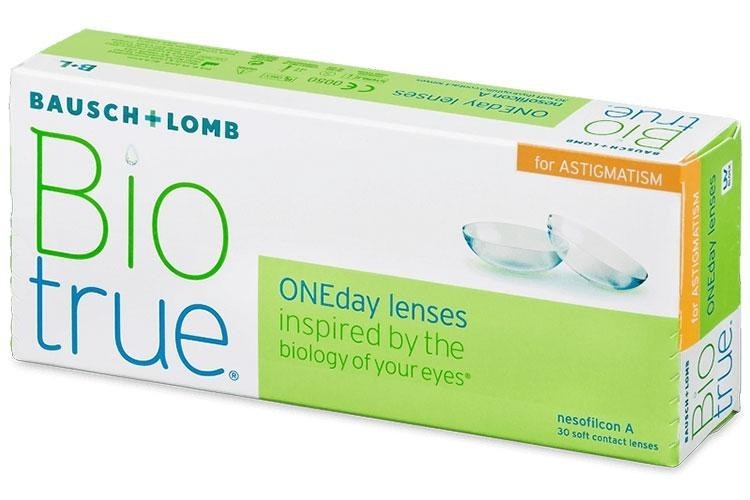 Kontaktlencse Napi Biotrue ONE Day for Astigmatism (30 lencse)