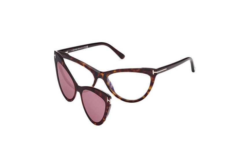 szemüvegeinket Tom Ford FT5896-B 052 Cat Eye Havana