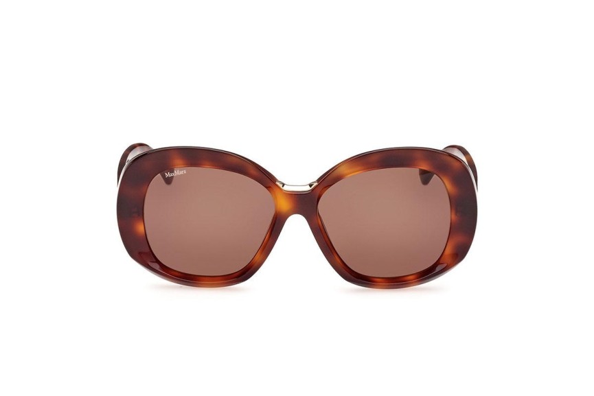 Napszemüvegek Max Mara MM0087 52E Kerek Havana