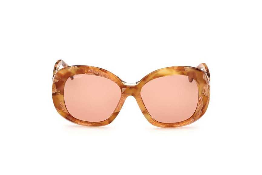 Napszemüvegek Max Mara MM0087 56E Kerek Havana