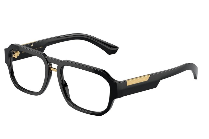 szemüvegeinket Dolce & Gabbana DG3389 501 Szogletes Fekete