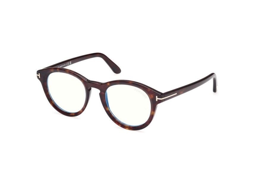 szemüvegeinket Tom Ford FT5940-B 052 Kerek Havana