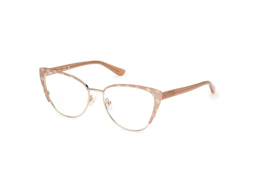 szemüvegeinket Guess GU50121 059 Cat Eye Bézs