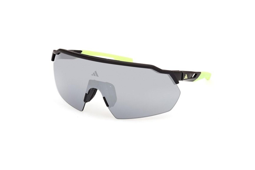 Napszemüvegek Adidas Sport SP0093 02C Single Lens | Shield Fekete