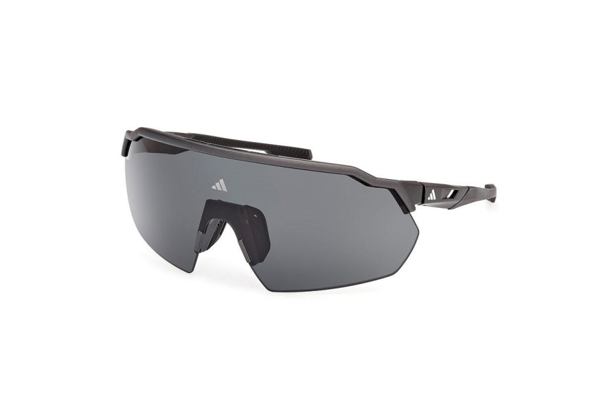 Napszemüvegek Adidas Sport SP0093 02D Polarized Single Lens | Shield Fekete