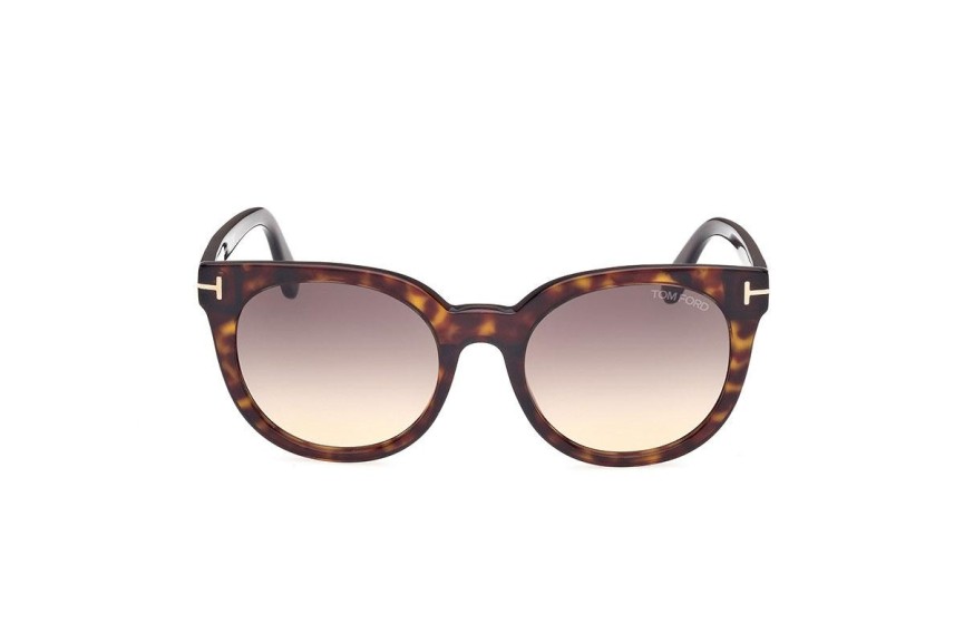 Napszemüvegek Tom Ford FT1109 52B Kerek Havana