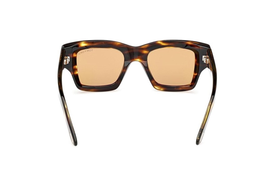 Napszemüvegek Tom Ford FT1154 52E Szogletes Havana