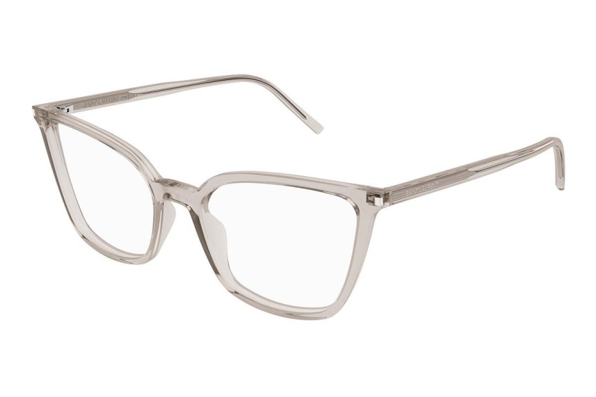 szemüvegeinket Saint Laurent SL669 001 Cat Eye Bézs