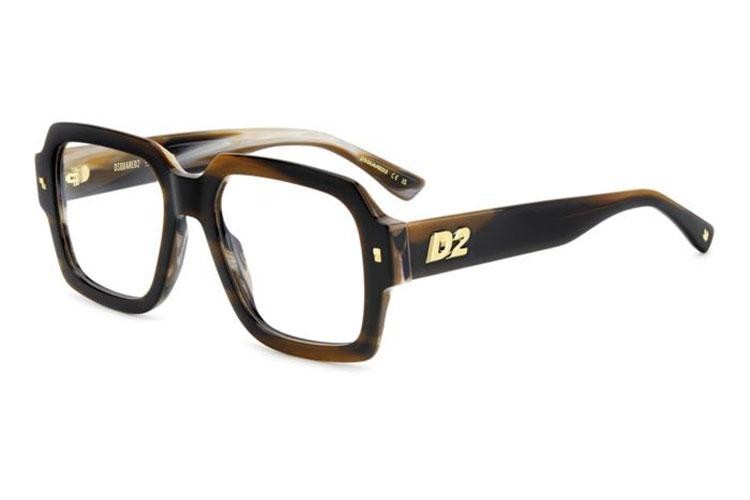 szemüvegeinket Dsquared2 D20148 EX4 Szogletes Barna