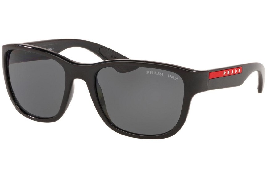 Napszemüvegek Prada Linea Rossa PS01US 1AB5Z1 Polarized Szogletes Fekete