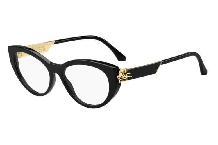 szemüvegeinket Etro ETRO0041 807 Cat Eye Fekete