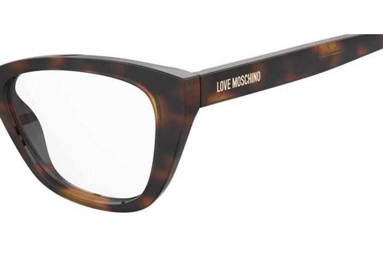 szemüvegeinket Love Moschino MOL636 05L Cat Eye Havana