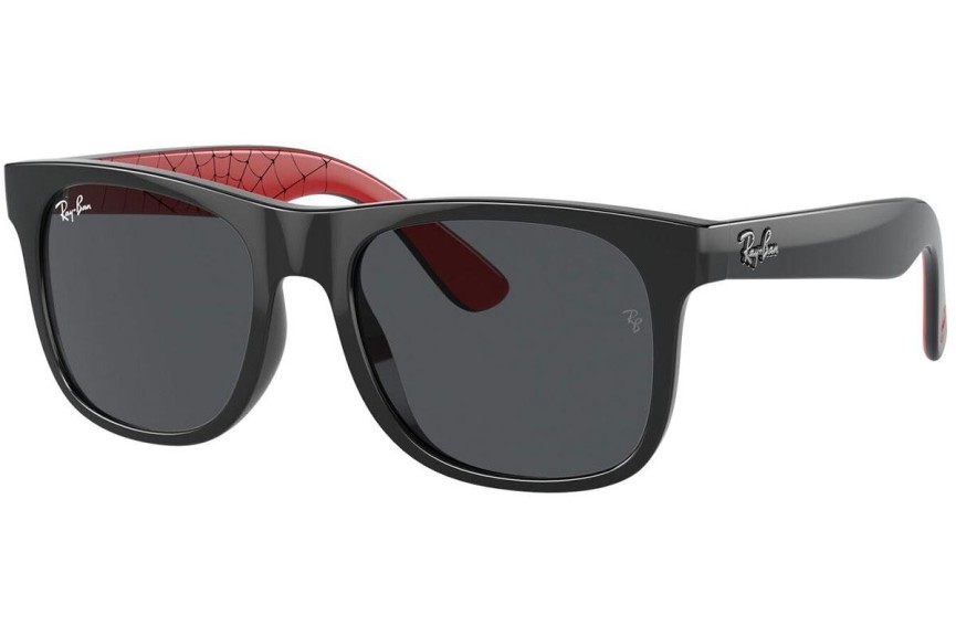 Napszemüvegek Ray-Ban Junior Junior Justin Marvel Collection RJ9069S 716687 Szogletes Fekete